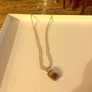 Single gem necklace